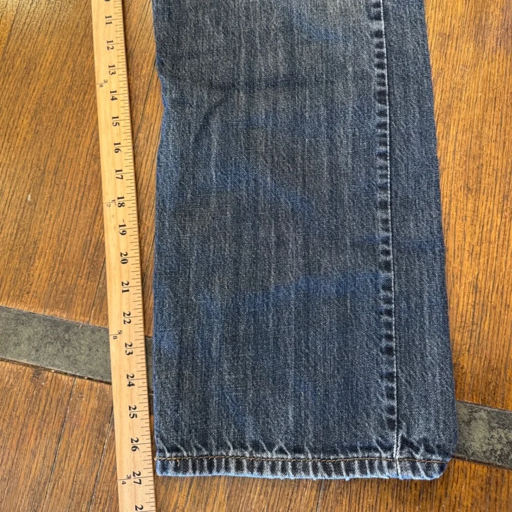 Levis 569 Loose Straight Jeans Mens 36x30 Blue Denim Relaxed Fit Dark Wash